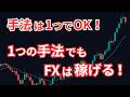 FXでは手法はいくつあると良いのか？その答えを教えます