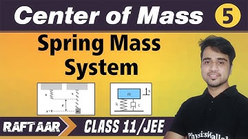 Center of Mass 05 | Spring Mass System | Class 11 JEE/ RAFTAAR