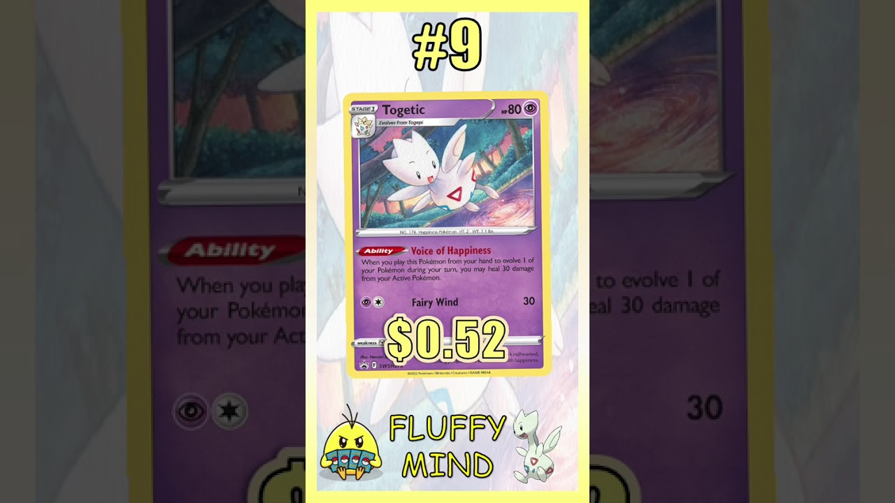 Top 10 TOGETIC Pokemon Cards 