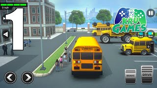 Super High School Bus Driving Simulator 3D - 2020 Gameplay Walkthrough #1 (Android, IOS) screenshot 4
