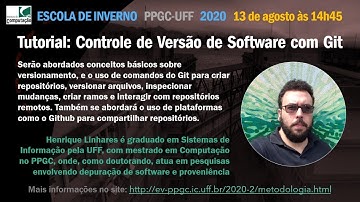 Tutorial: Controle de Versão de Software com Git