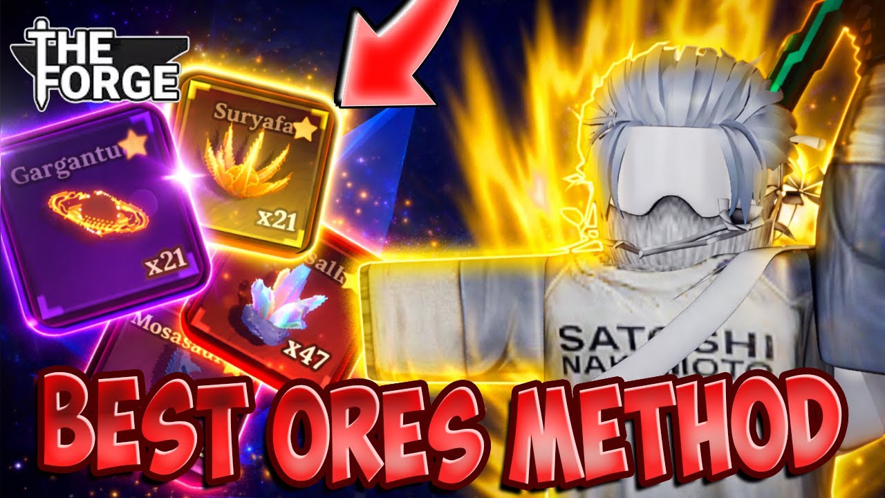 How To Farm RARE Ores The Correct Way In The Forge UPDATED METHOD!