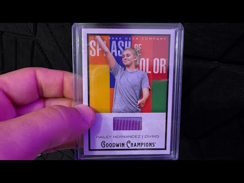 Birthday Break! Upper Deck 2025 Goodwin Champions & We Pull a Card with a Piece of... BATHING SUIT?