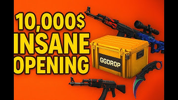 10000$ BATTLES AND CASES! SOUVENIR CASE OPENING! GGDROP opening part 52
