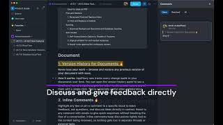 v0.12.0 updates: version history, inline comments, and more Net Worth