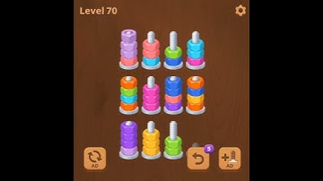 Nut sort puzzle level 70 #games #androidpuzzlegame #puzzle #level
