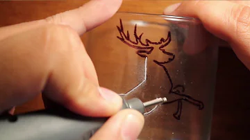 What tool do you use to etch glass?