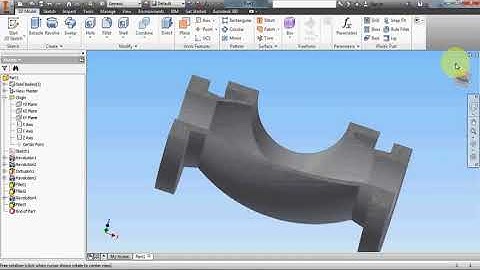 Modelling Of Globe Valve Body using Inventor 2020 | Prince Design Tech