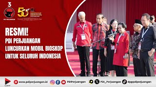 Resmi! PDI Perjuangan Luncurkan Mobil Bioskop untuk Seluruh Indonesia