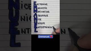 Meaning of the name EMMANUEL #meaning #name #emmanuel