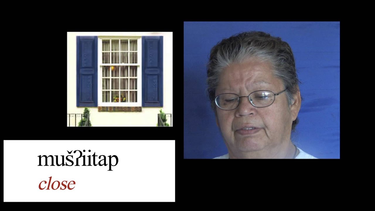 Nuuchahnulth language lessons with Linda Watts teaching "Opposites"