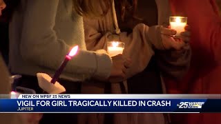 Vigil for teen killed in crash