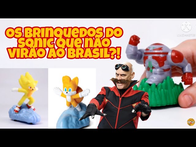 Sonic 2 o Filme, Mclanche Feliz abril de 2022 + Bonecos Sonic e Super Sonic  da Jakks Pacific 