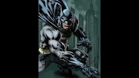 Batman time–lapse on Procreate