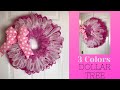 Dollar Tree 3 Colors of 6 Inch Deco Mesh Wreath Tutorial Easy & Inexpensive