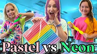 Neon vs Pastel Fidget Challenge! | Subscriber vs Sierra Showdown ep  5