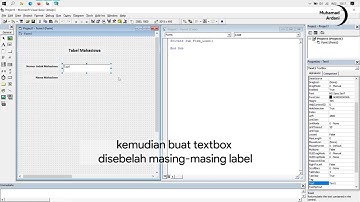 Tutorial membuat program sederhana coding simpan, edit, hapus, keluar, dan cari di visual basic 6