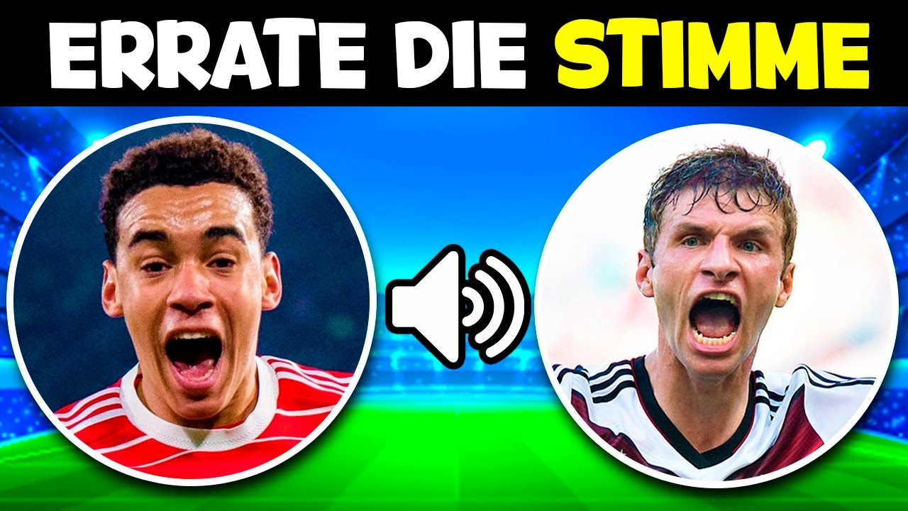 ERRATE DEN SPIELER ANHAND SEINER STIMME  🔊 ⚽️ WER SPRICHT? - FUßBALLQUIZ-DEUTSCHE NATIONALMANNSCHAFT