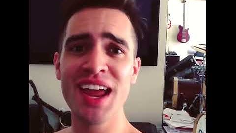 Brendon Urie: My First Video On Instagram