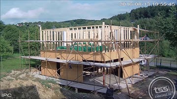 Dahua: časosběrné video z výstavby rodinného domu