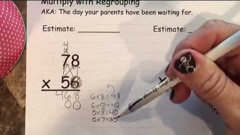 4th Grade - Lesson 3.5 - Multiply with Regrouping