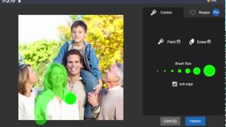 How to use the piZap cut-out tool screenshot 2