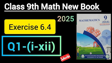 Class 9th Math New Book Chapter 6 Exercise 6.4 Q1-(i-xii)-9th Class Maths Exercise 6.4-Trigonometry