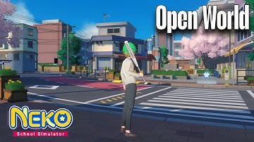 Neko School Simulator gameplay | Sandbox Simulation Game | android iOS