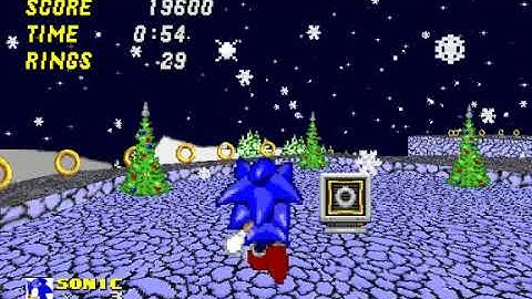 SRB2 Christmas - Snow Mountain Zone