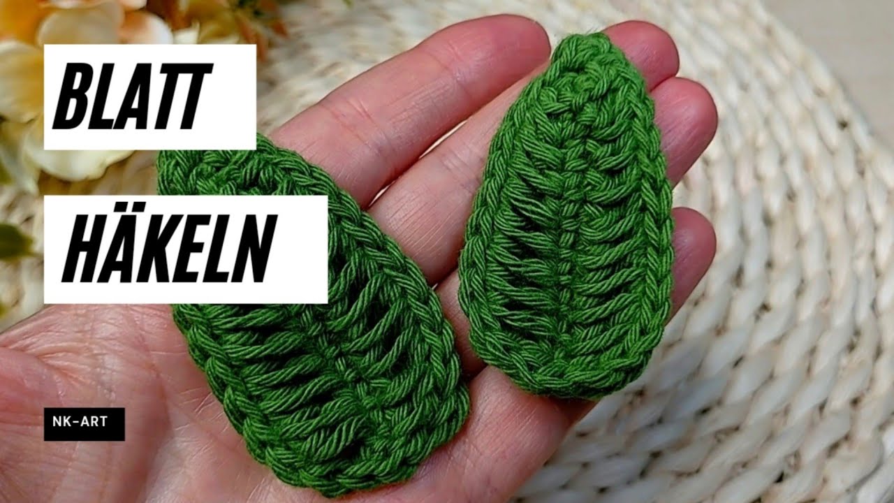 Blätter häkeln nach KI Bildern #crochet
