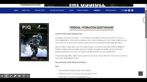 How to Fill PIQ Form - in Hindi