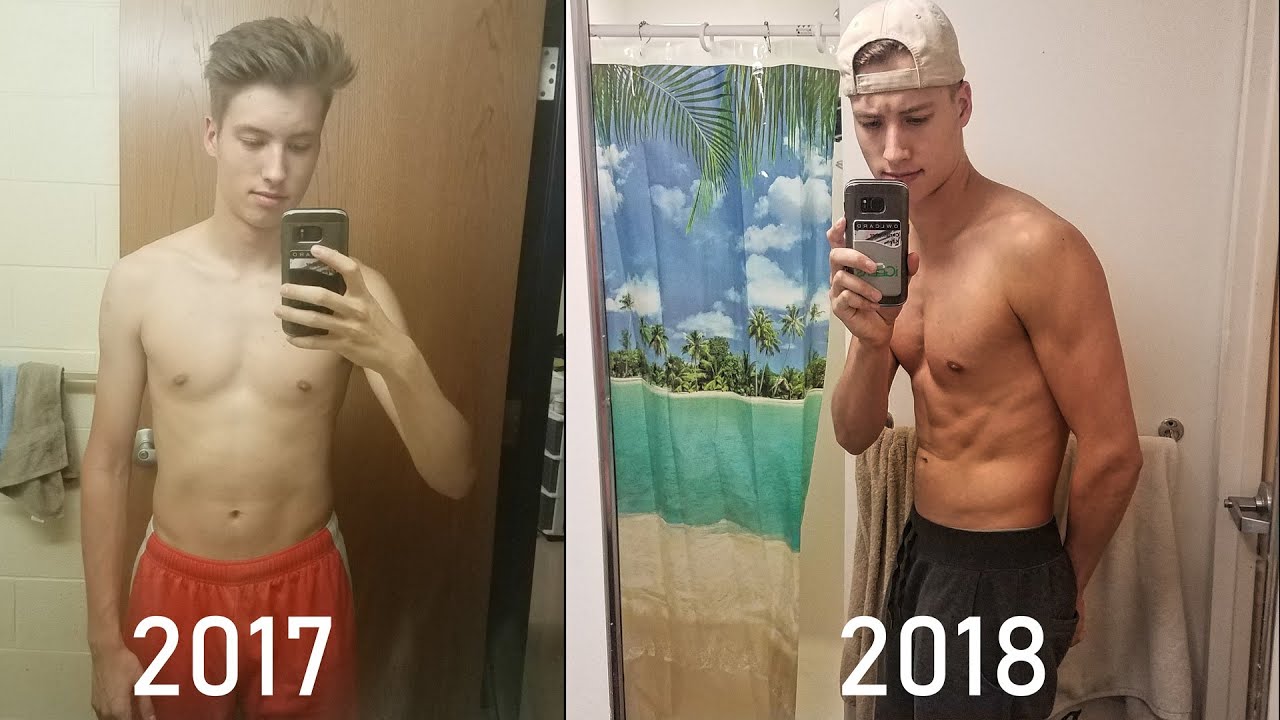 INCREDIBLE 1 Year Body Transformation Calisthenics+Gym (Skinny to