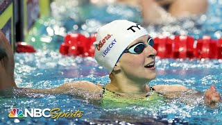 Ledecky cruises to 400m freestyle National title, will defend World title in Japan | NBC Sports Details