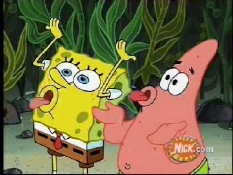 spongebob and patrick praise the magic conch while i play slighty