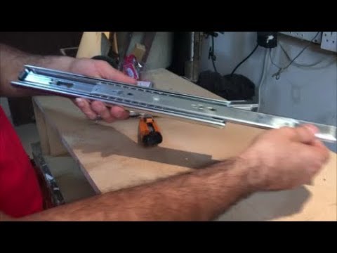 How to install drawer slides step by