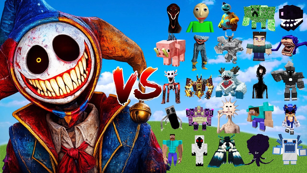 Прототип [Poppy Playtime] против всех новых боссов Minecraft | Битва мобов в Minecraft