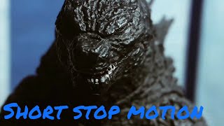 Short Godzilla moment from GvK (stop motion recreation)