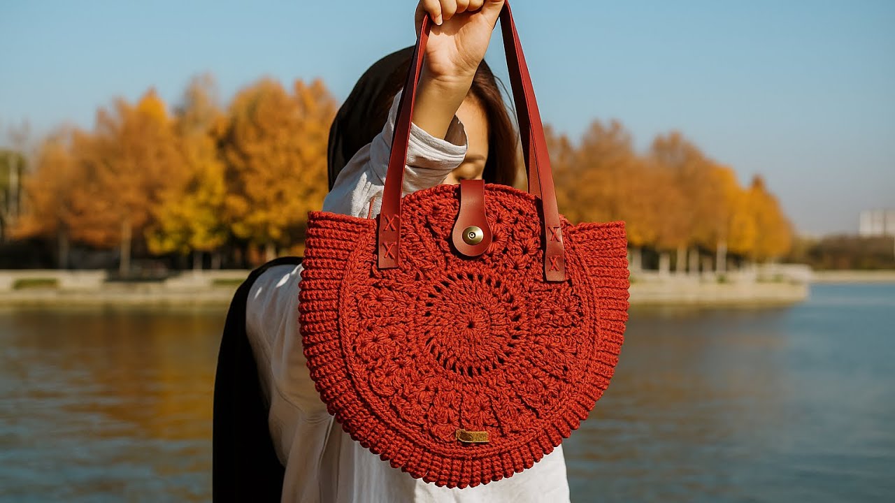کیف رافیا دست‌ساز | استایل پاییزی خاص با بافت شیک و طبیعی 🍂