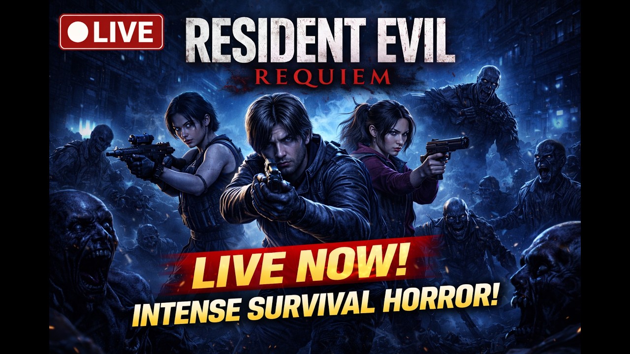 Resident Evil Requiem – LIVE 2K Gameplay Vertical - YouTube