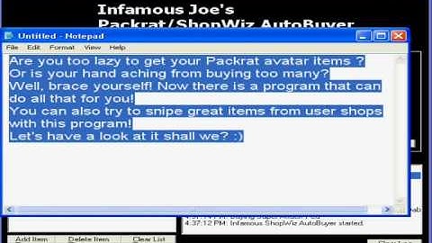 Neopets User Shop Autobuyer