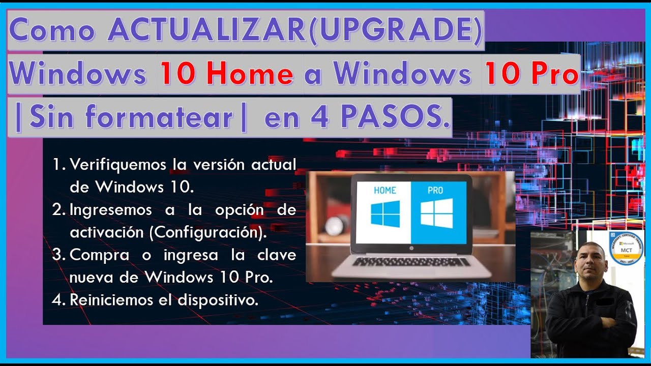 Como ACTUALIZAR Windows 10 Original Home a licencia Windows 10 Pro | 4