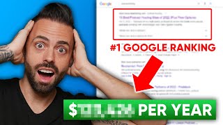 I have a #1 Google ranking for this keyword...here's how much I make...