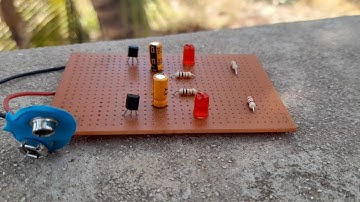 flip flop  circuit Dual LED Flasher.#electrical