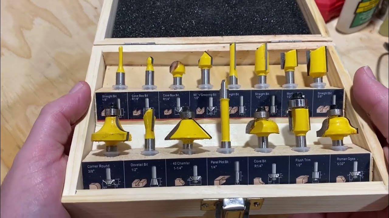 KOWOOD Router Bits Set Review, PERFECT for your custom cutting board