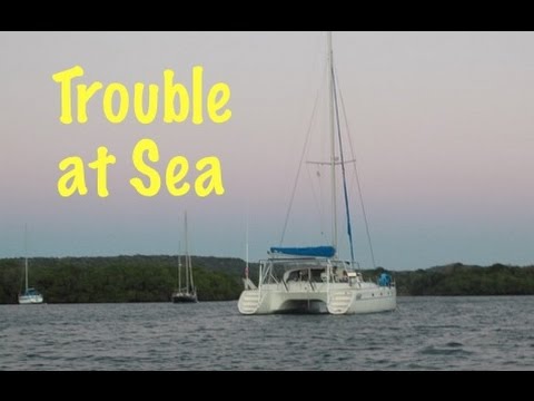 SE2 EP50. Trouble at Sea! Sailing the Caribbean, St Kitts to Montseratt