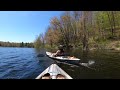 Kayaking on the lake