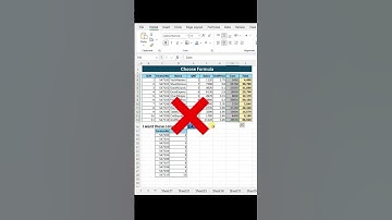 AI Excel Hack 🤖 | How to Use CHOOSECOLS Formula | Excel Tips #⃣ #exceltips #excel #excelshorts