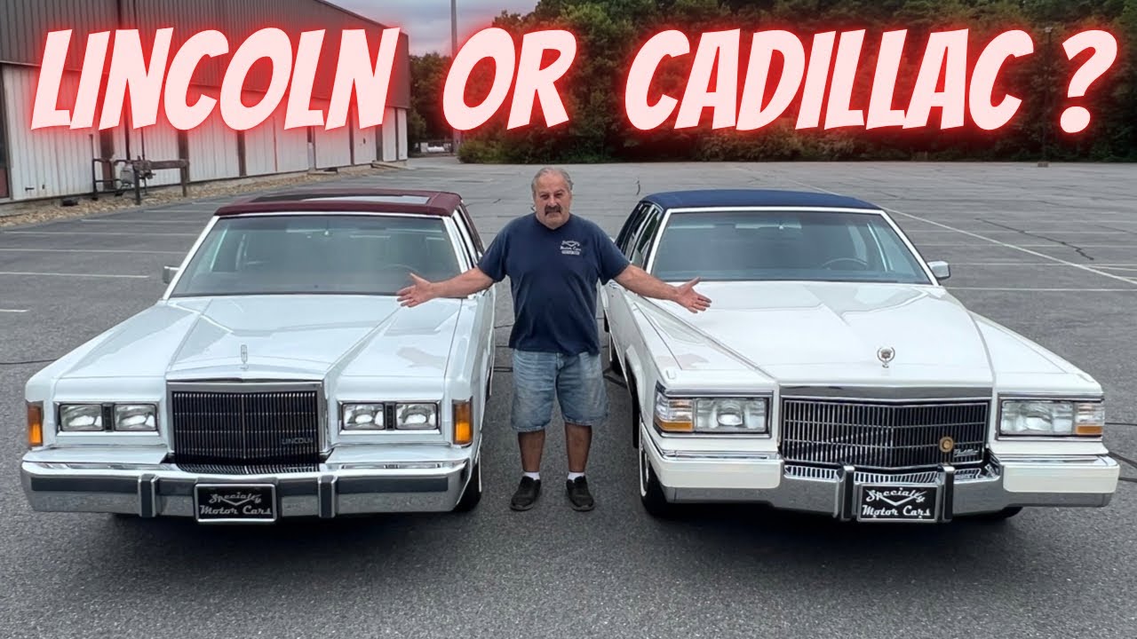 1989 Lincoln Town Car vs. 1990 Cadillac Brougham D’Elegance Compare & Contrast Specialty Motor Cars