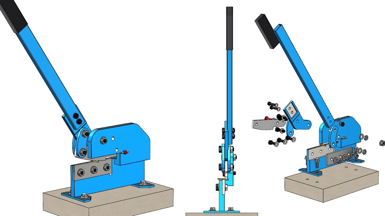 Making Benchtop Metal Cutting Shears 