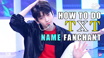 HOW TO DO TXT 'CROWN' NAME FANCHANT?